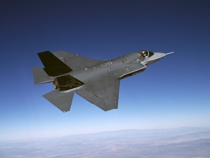 Lockheed Martin F-35C Lightning II in flight