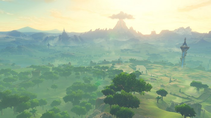 The Legend of Zelda: Breath of the Wild landscape