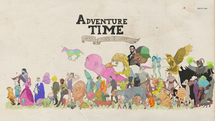 Adventure Time with Finn & Jake characters