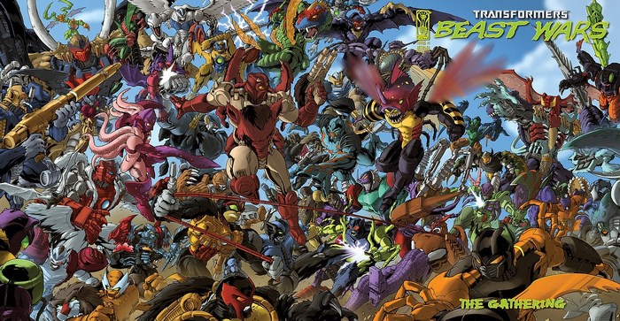 Transformers Beast Wars The Gathering Comic Cover