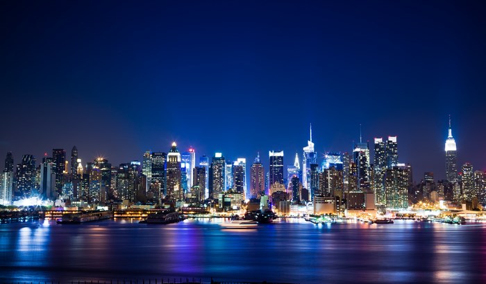 New York City Skyline at Night