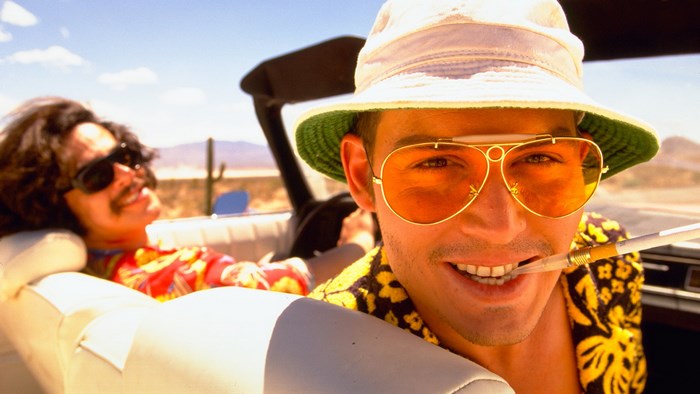 Raoul Duke and Dr. Gonzo from Fear and Loathing in Las Vegas
