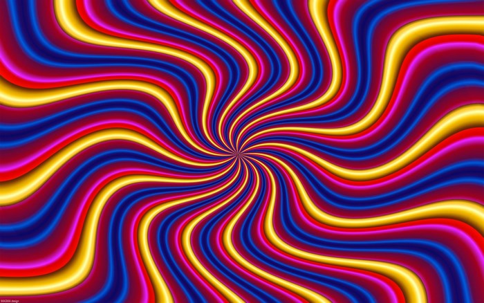 Psychedelic Swirl Wallpaper