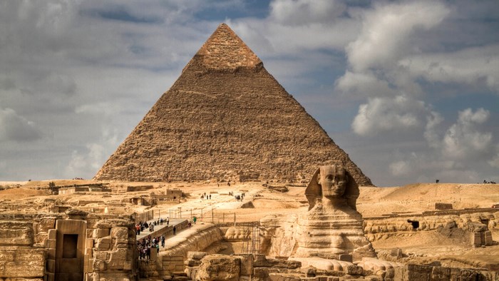 The Great Pyramid and Sphinx of Giza, Egypt