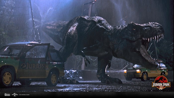 Tyrannosaurus Rex Encounter from Jurassic Park