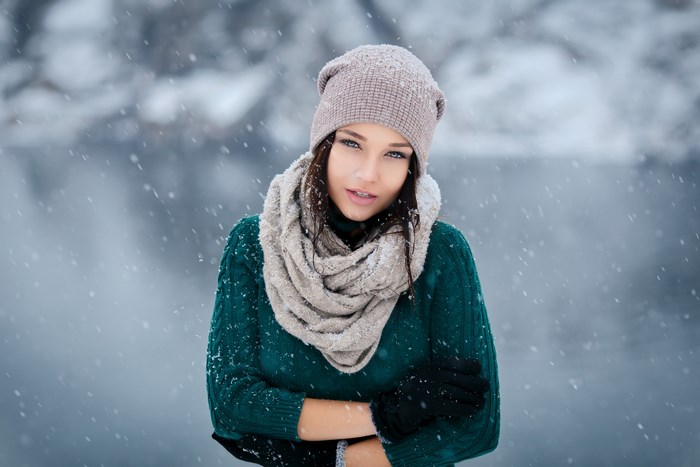 Angelina Petrova in Snow