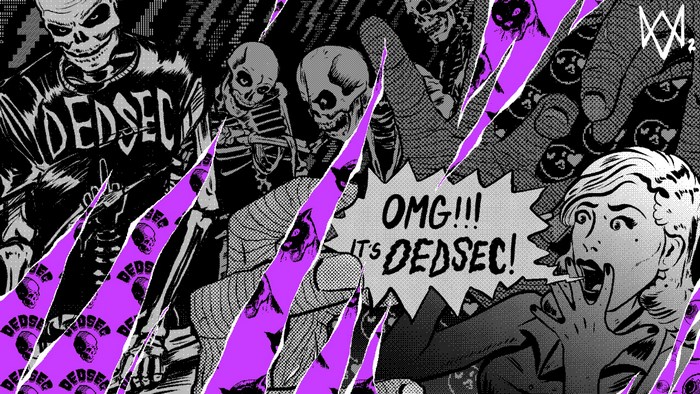 Watch Dogs 2 DedSec comic art