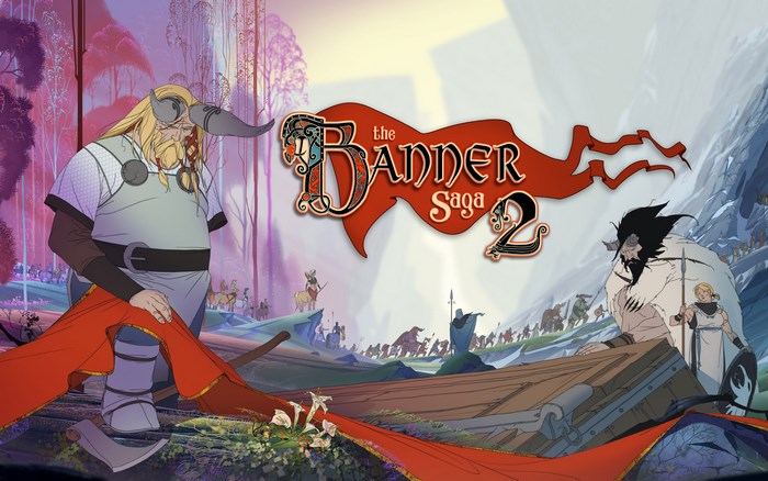 The Banner Saga 2 game title art