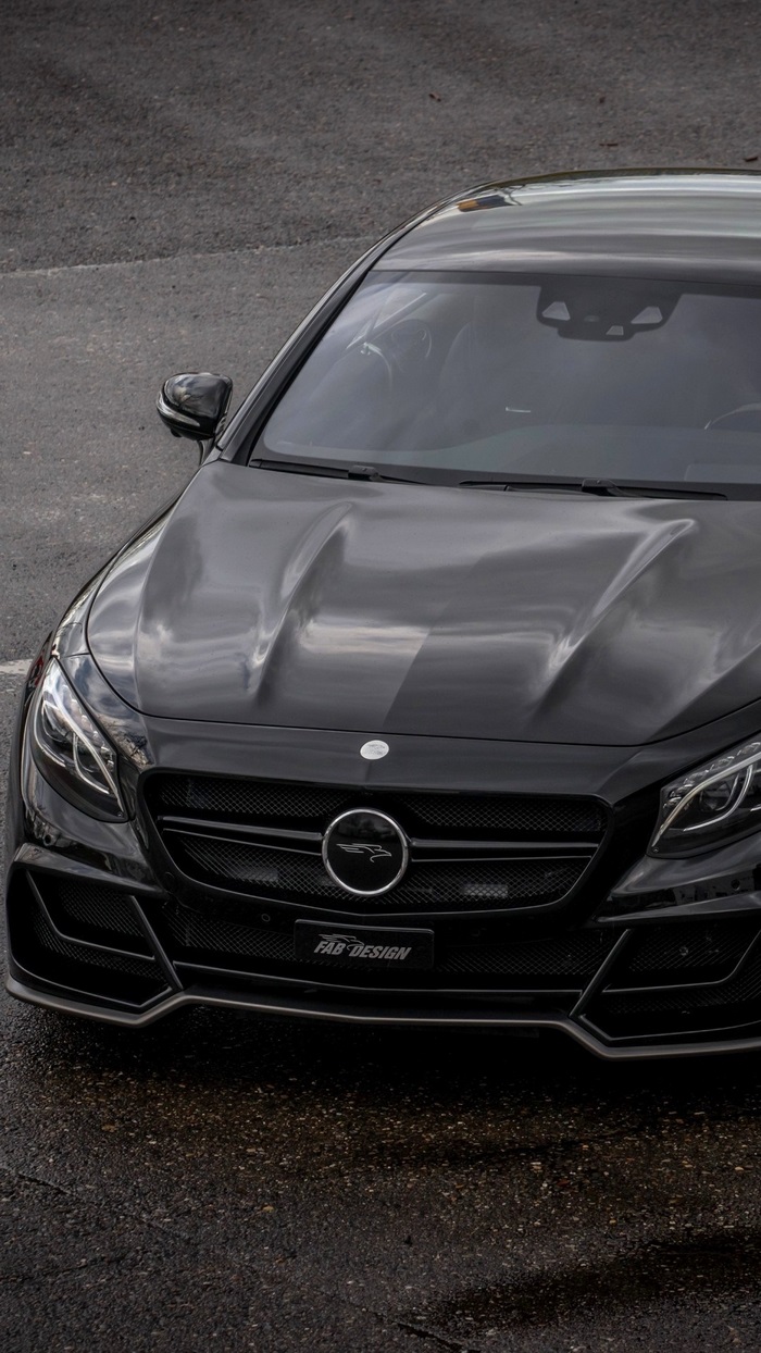 Black Mercedes-Benz FAB DESIGN car
