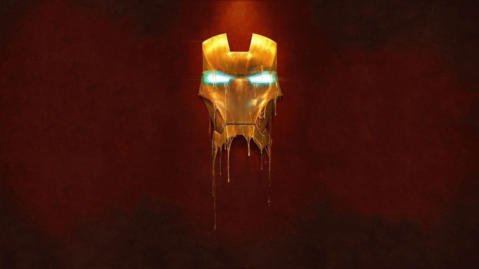 Melting Iron Man Mask