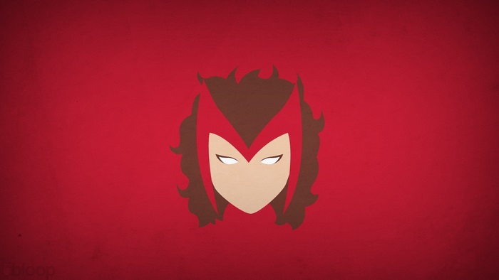 Scarlet Witch Minimalist Art