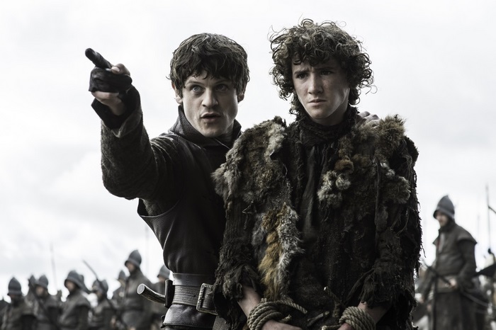 Ramsay Bolton and Rickon Stark from Game of Thrones