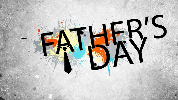 Father's Day graphic with tie
