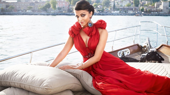 Aishwarya Rai on a Yacht