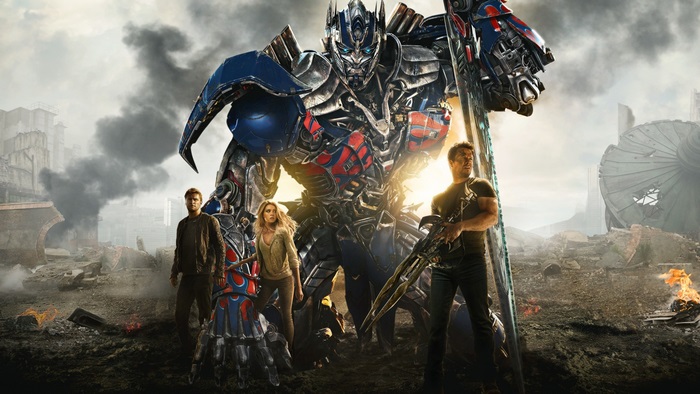 Optimus Prime and humans from Transformers 4K
