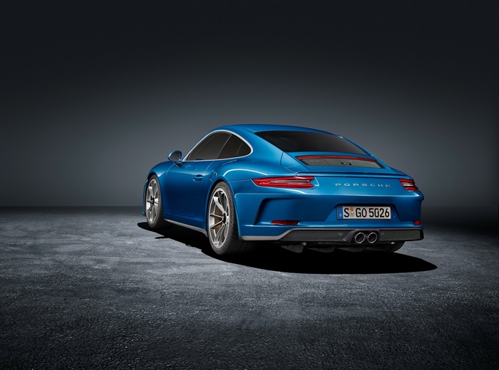 Blue Porsche 911 GT3 Touring Package 4K