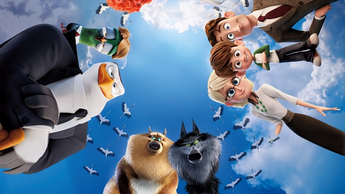 Animals and humans looking up at the sky 4K