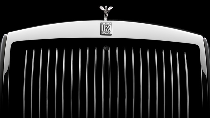 Rolls Royce Phantom grille 4K