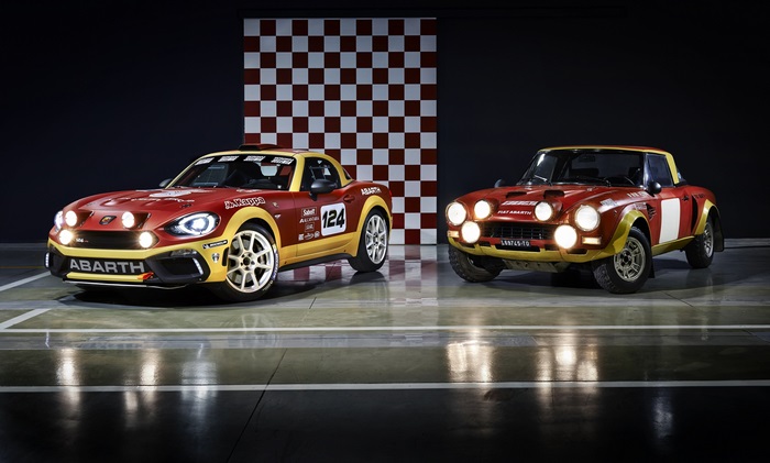 Abarth 124 Spider rally cars
