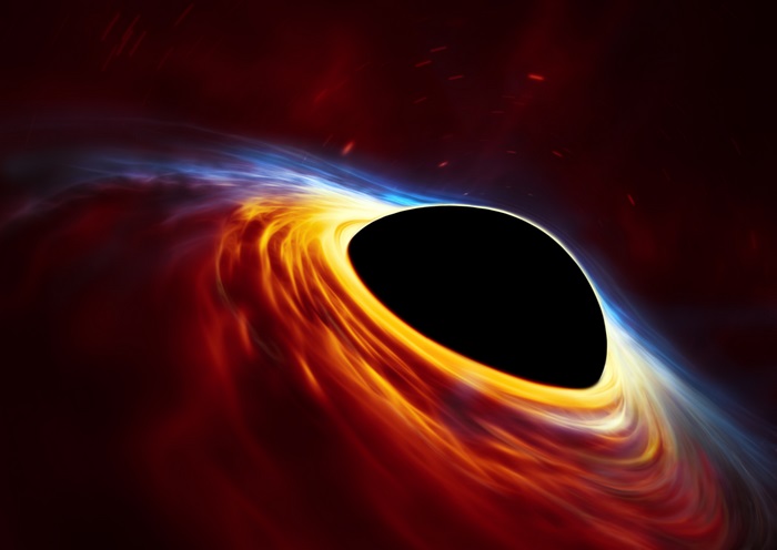 Supermassive black hole 4K