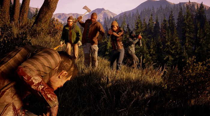 State of Decay 2 survivors in forest