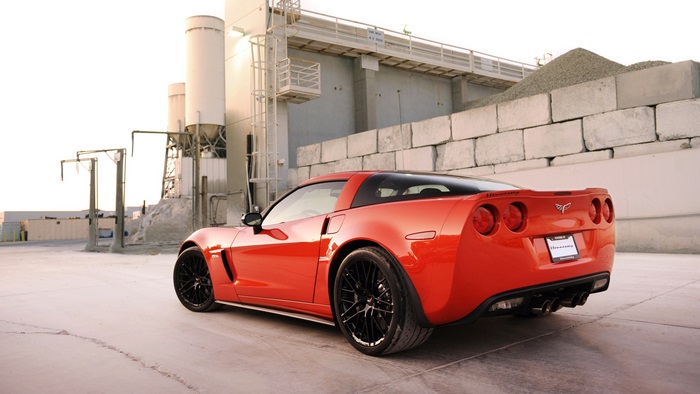 Orange Chevrolet Corvette C6 Hennessey 4K