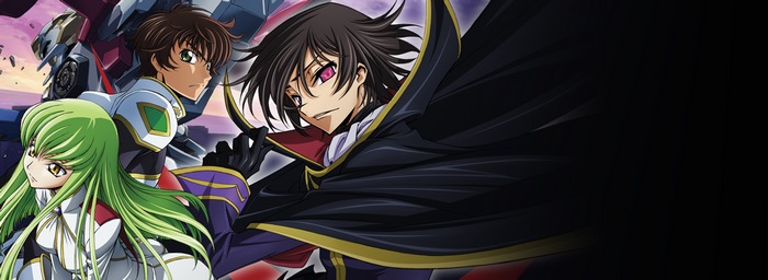Lelouch, C.C., and Suzaku from Code Geass in 4K