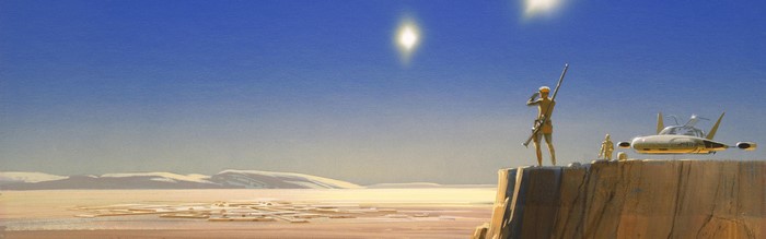 Star Wars Tatooine Desert Concept Art