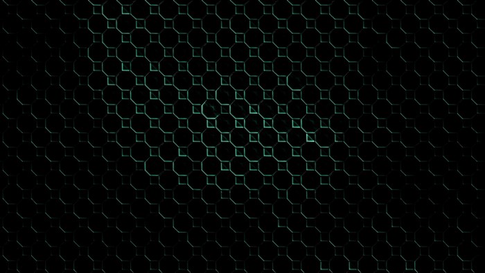 Dark Minimalist Geometric Pattern with Octagons and Squares