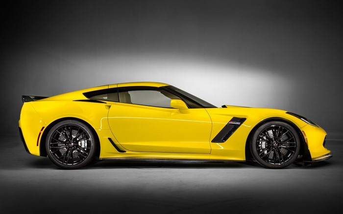 Yellow 2015 Chevrolet Corvette Z06