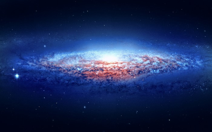 Space galaxy Andromeda