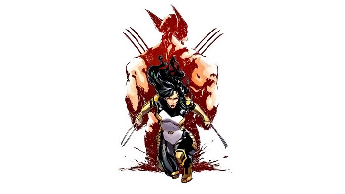 X-23 and Wolverine from Marvel Comics