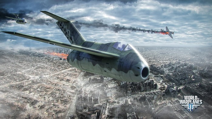 World of Warplanes: Aerial Combat Over Ruined City