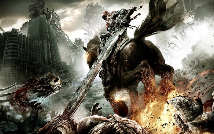 Death on a pale horse from Darksiders