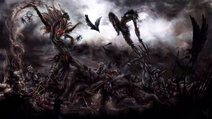 Diablo III: Battle between demons and warriors