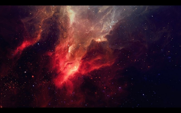 Space Nebula with Stars