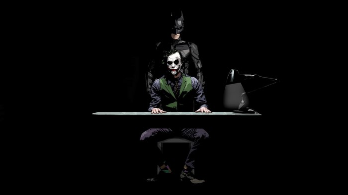 Batman and Joker from The Dark Knight