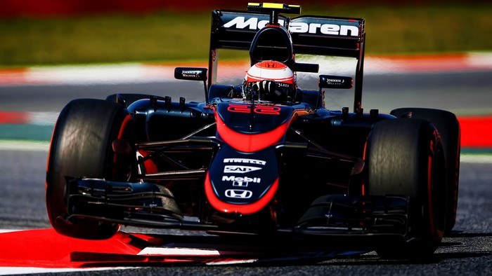 Formula 1 McLaren F1 car on track