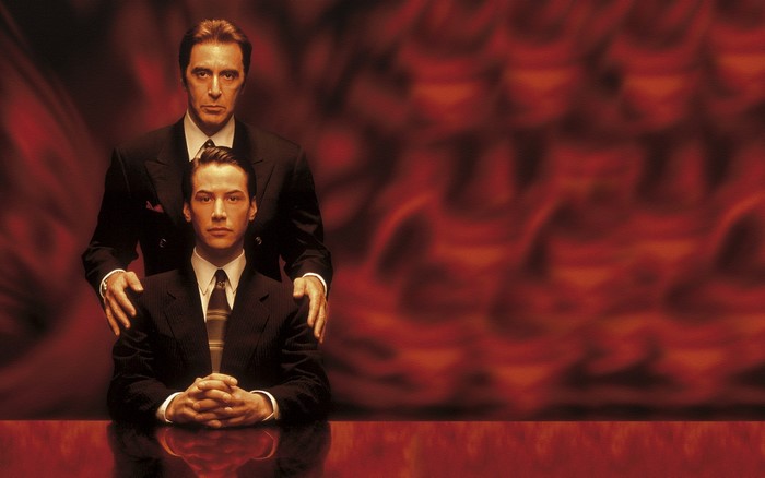 Al Pacino and Keanu Reeves in The Devil's Advocate