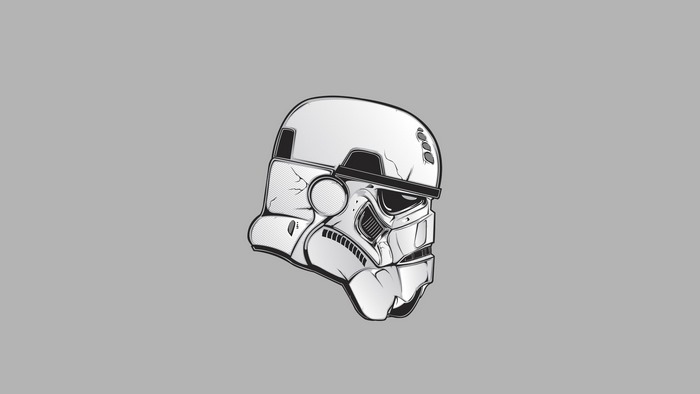 Stormtrooper helmet from Star Wars