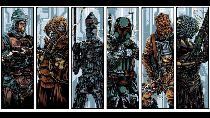 Star Wars Bounty Hunters: Dengar, 4-LOM, IG-88, Boba Fett, Bossk