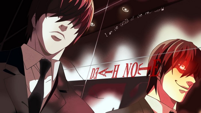 Yagami Light from Death Note with Dark Mood