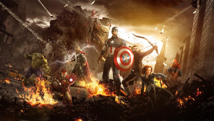 The Avengers from Avengers Age of Ultron