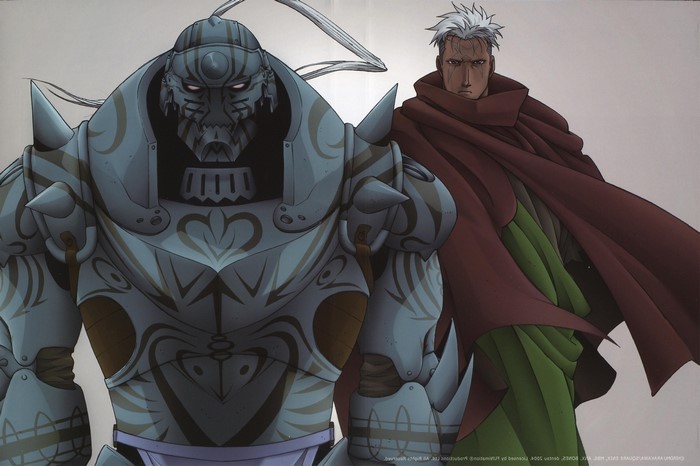 Alphonse Elric and Van Hohenheim from Fullmetal Alchemist