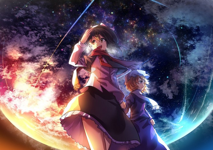 Maribel Hearn and Usami Renko from Touhou