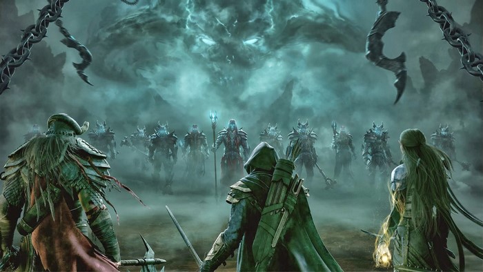 Epic Fantasy Battle Scene From The Elder Scrolls Online