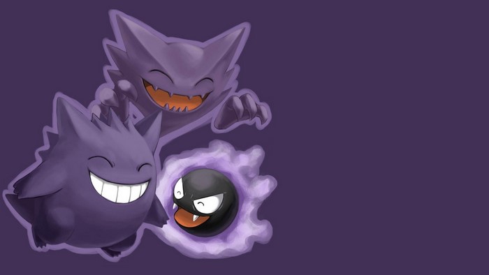 Haunter, Gengar, and Gastly – Ghost-Type Pokémon