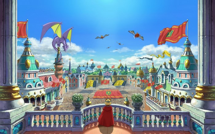 Revenant Kingdom artwork with dragons and city