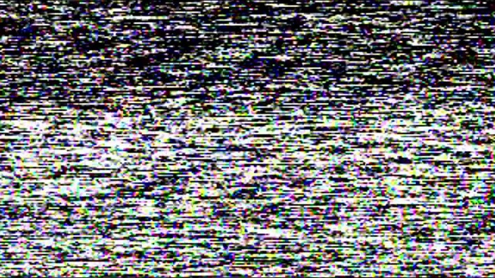 Glitch art static