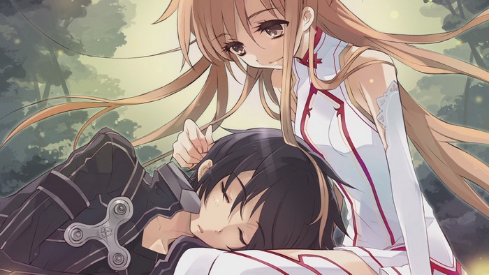 Kirito and Asuna from Sword Art Online
